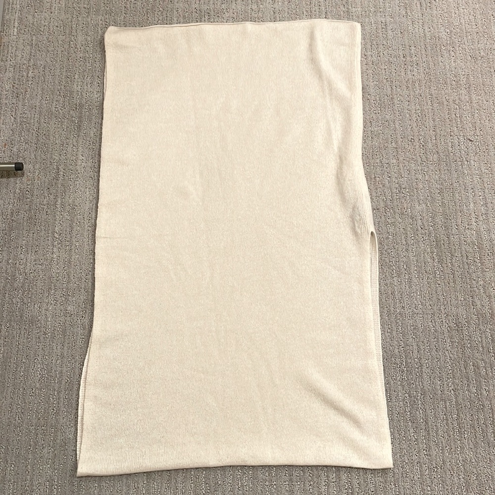 Cashmere poncho wrap